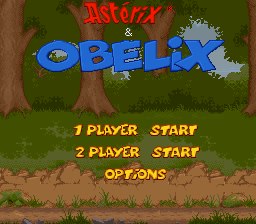 Asterix & Obelix Title Screen